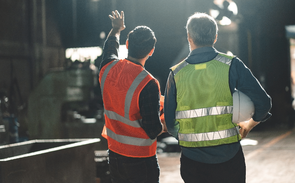 Cement Plant Worker Inspection